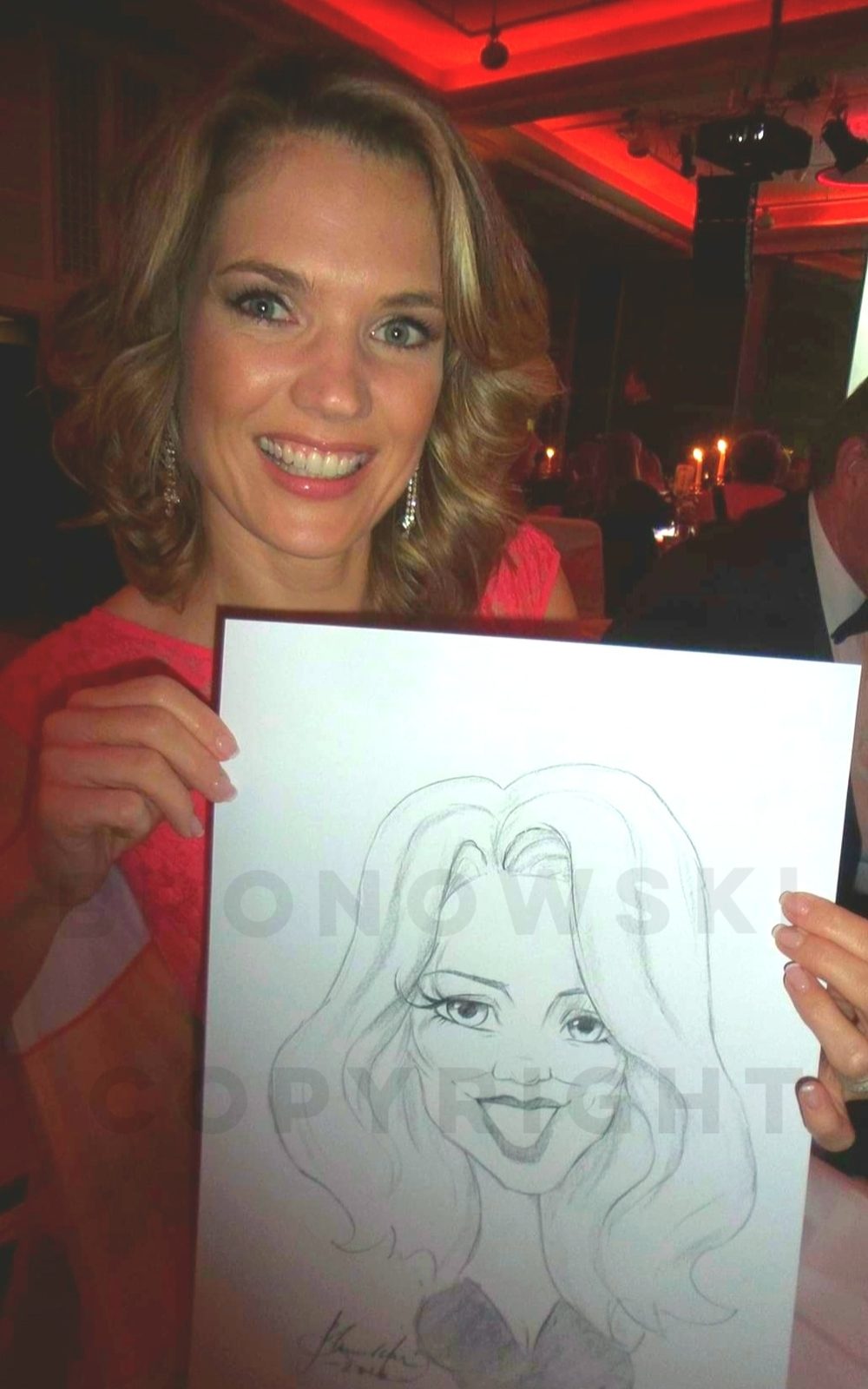 A personalised likeness — Charlotte Hawkins, pencil on a3 paper by Nick Bronowski